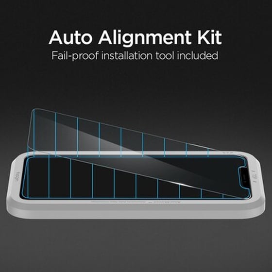 Προστατευτικό οθόνης Apple iPhone 11 - Spigen Alm Glas.tr Slim Tempered Glass 2pcs image 1