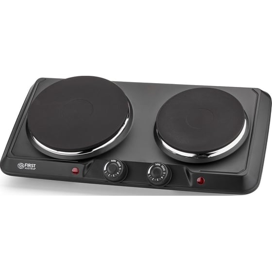 FIRST AUSTRIA FA-5083-5 2500 W Μαύρο Διπλή Επιτραπέζια Εστία Εμαγιέ image 1