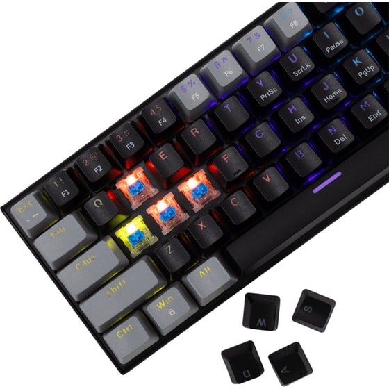 White Shark Wakizashi -2 Ενσύρματο Gaming Πληκτρολόγιο με Blue διακόπτες - Black (US) image 1