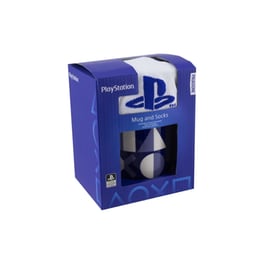 Σετ Κούπα με Κάλτσες Paladone Playstation Κεραμική 300 ml Μπλε