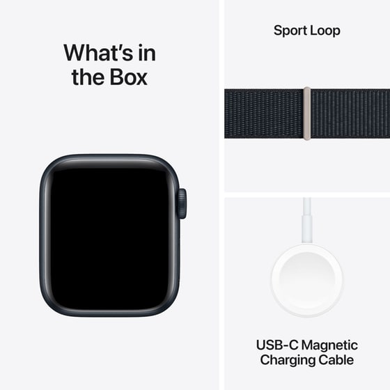 Apple Watch SE Midnight Aluminium GPS 40mm - Midnight Sports Loop Regular image 7