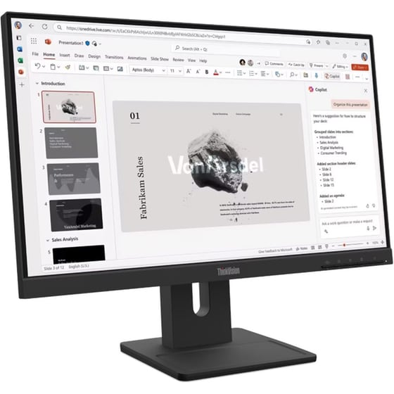 Lenovo ThinkVision E22-40 Monitor 21.5" FHD IPS Flat 100 Hz 6ms image 6