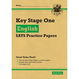 KS1 English SATS Practice Papers: Pack 2 (for end of year assessments)
