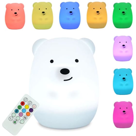 Παιδικό Φωτάκι Νυκτός Led Ango Bear ANG-210 - Λευκό image 2