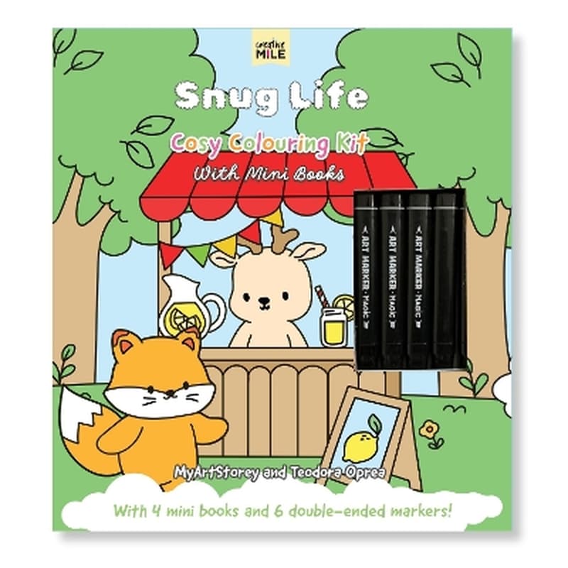 Snug Life: Cosy Colouring Kit with Mini Books