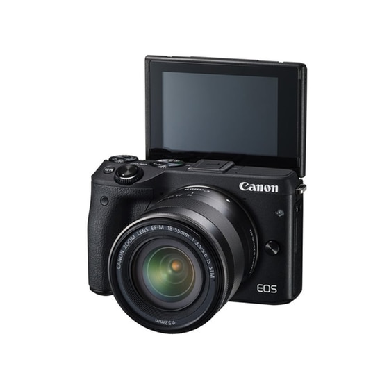 Mirrorless Camera Canon EOS M3 15-45mm Kit - Μαύρο image 2