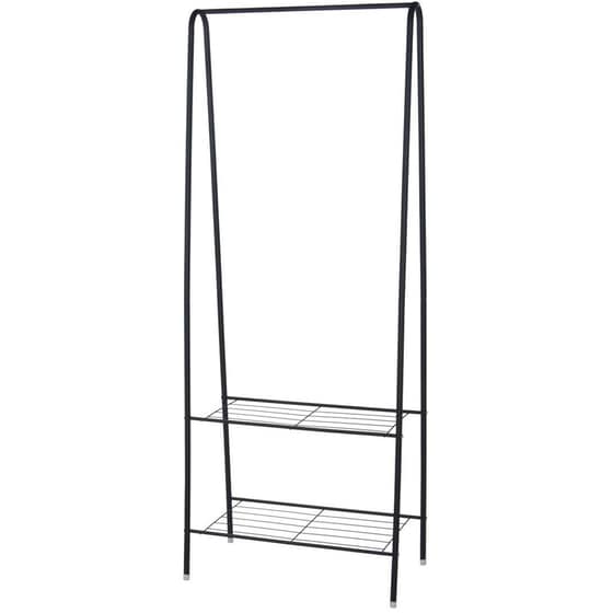 Έπιπλο Εισόδου Spitishop Μεταλλικό 61x34x152 cm - Μαύρο image 0