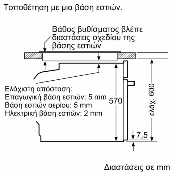 PITSOS H20M41X3 & CRS645T06 71 Lt Inox Εντοιχιζόμενος Σετ Φούρνος και Εστία image 12
