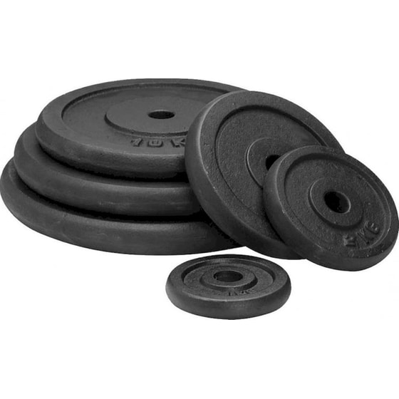 Δίσκος InSPORTline Castblack INS-747 20 kg για Μπάρα Ø30mm από Μαντέμι image 1