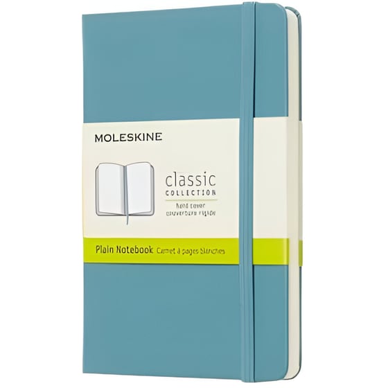 Σημειωματάριο Moleskine Classic Plain Γαλάζιο Pocket (1 Τεμάχιο) image 0