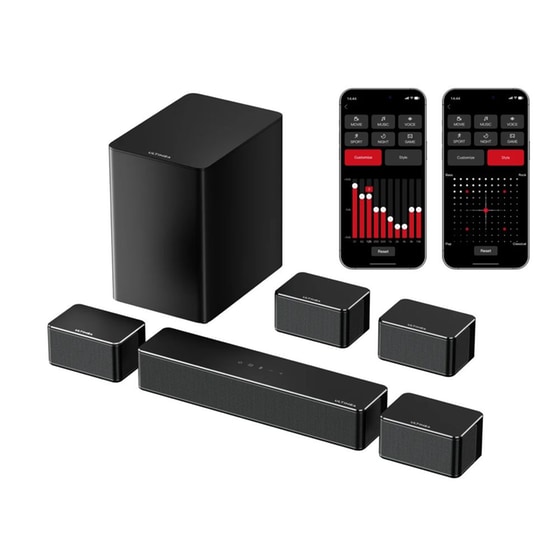 Soundbar Ultimea Poseidon D70 7.1 - Black image 1