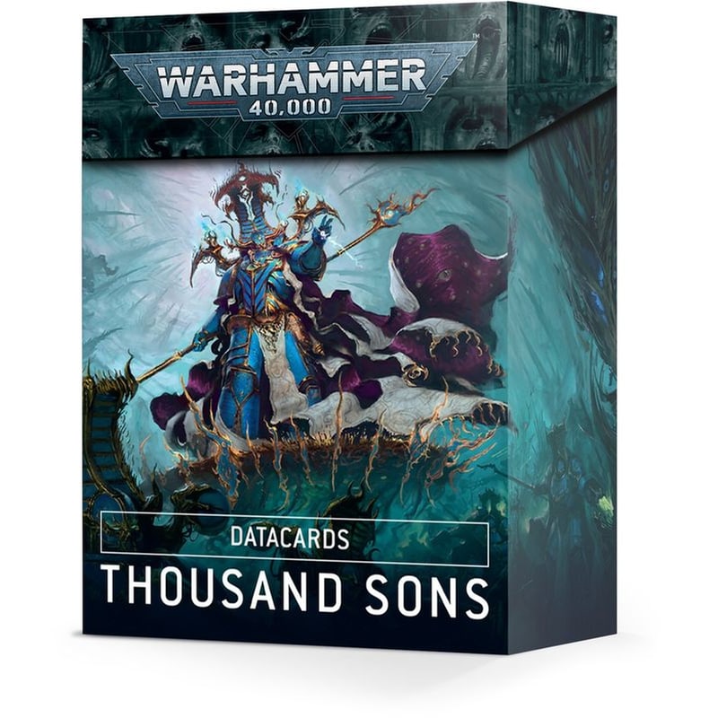 Datacards: Thousand Sons New Warhammer 40k GAMES WORKSHOP