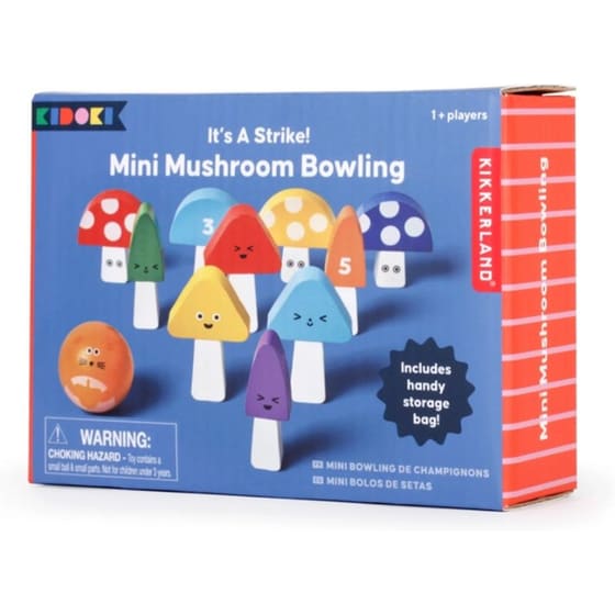 Mini Mushroom Bowling Επιτραπέζιο (Kikkerland) image 0