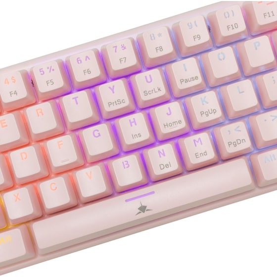 White Shark Wakizashi -2 Ενσύρματο Gaming Πληκτρολόγιο με Blue διακόπτες - Ροζ (US) image 2