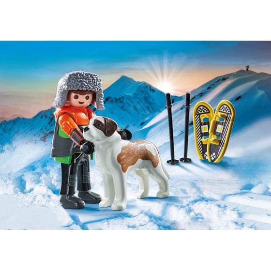 Playmobil Ορειβάτης Με Σκύλο Του Αγίου Βερνάρδου (71741) image 2