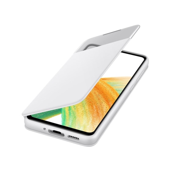 Θήκη Samsung Galaxy A33 - Samsung S View Wallet Cover - White image 3