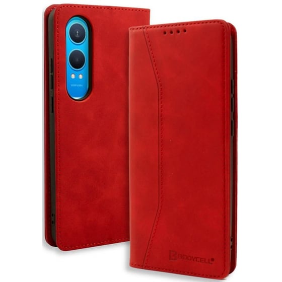 Θήκη Oneplus Nord Ce4 Lite - Bodycell Book Case Πορτοφόλι - Red (5206015079177) image 0