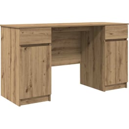 Γραφείο VidaXL από Επεξεργασμένο Ξύλο 140x49x76 cm - Artisan Δρυς