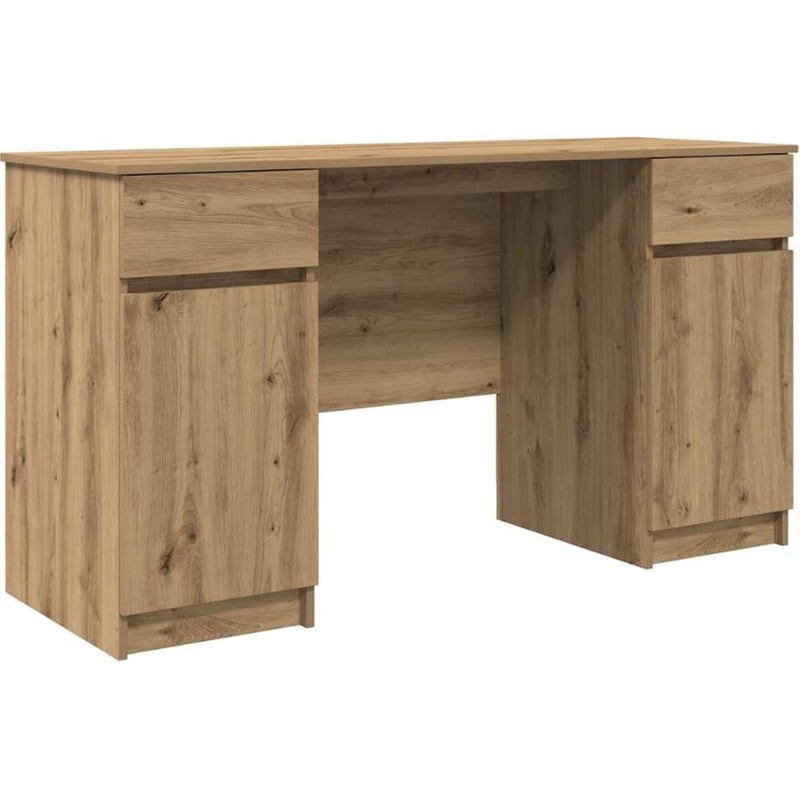 Γραφείο VidaXL από Επεξεργασμένο Ξύλο 140x49x76 cm - Artisan Δρυς