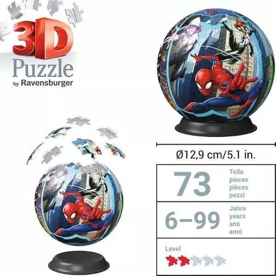 3D Παζλ Ravensburger Spiderman (72 Κομμάτια) image 4