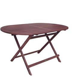 Τραπεζαρία Εξωτερικού Χώρου Πτυσσόμενη Woodwell c11270 120x70x72 cm - Καφέ
