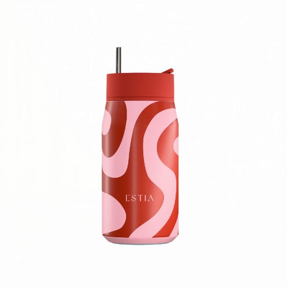 Ποτήρι Θερμός Estia Save The Aegean Lens Coral Waves 360ml image 0