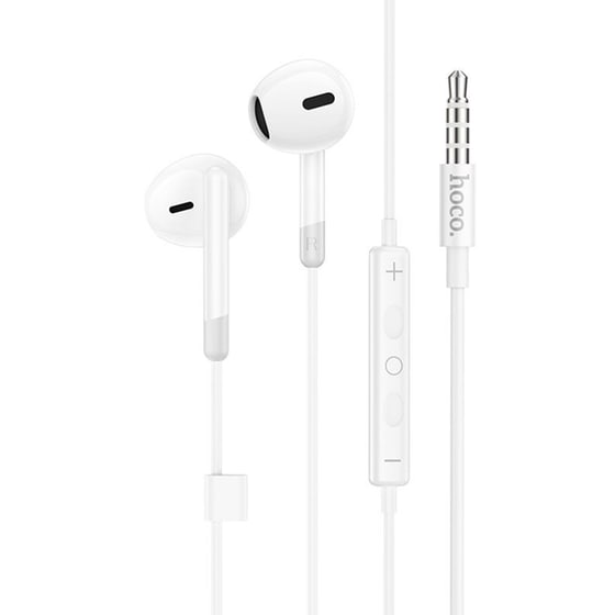 Ακουστικά Handsfree Hoco M109 Earbuds 3.5mm Jack - Λευκό image 0