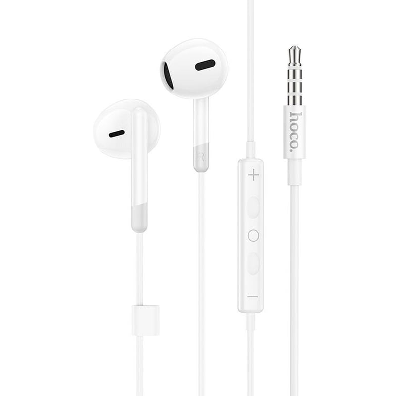 HOCO Ακουστικά Handsfree Hoco M109 Earbuds 3.5mm Jack - Λευκό