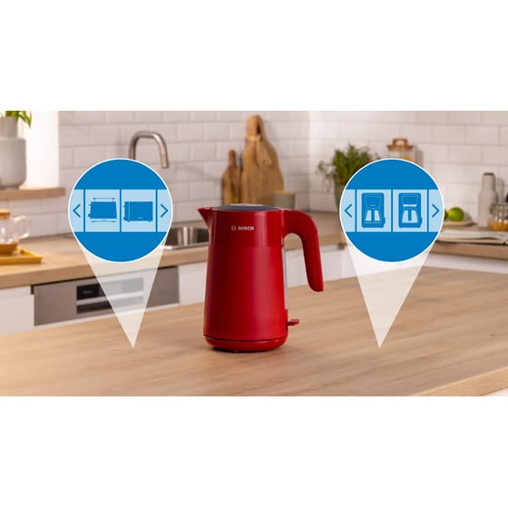 BOSCH MyMoment TWK2M164 2400 W 1.7 L Κόκκινο Βραστήρας image 2