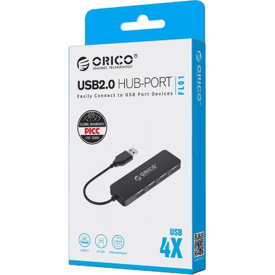 Orico FL01 USB Hub 4-Port USB 2.0 συμβατό με USB-A image 4