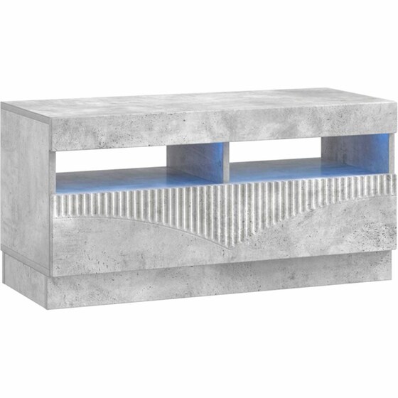 Έπιπλο Τηλεόρασης VidaXL HOORN με LED 3 τμχ 179 x 35 x 40 cm - Γκρι Σκυροδέματος image 4