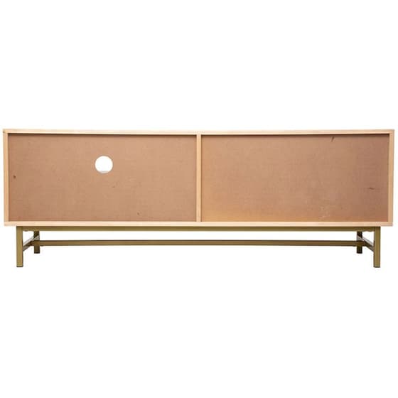 Έπιπλο Τηλεόρασης Spitishop MDF 140x40x50cm - Καφέ image 3