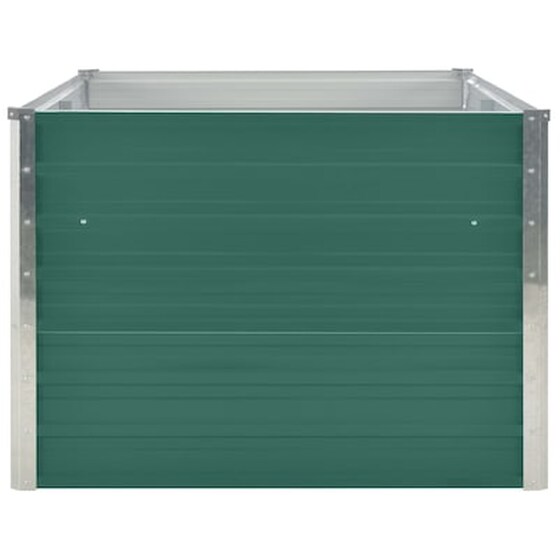 Vidaxl Ζαρντινιέρα Ψηλή Πράσινη 160x80x45 Εκ. Γαλβανισμένος Χάλυβας image 4