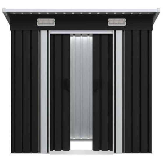 Vidaxl Αποθήκη Κήπου Ανθρακί Ατσάλινη image 5