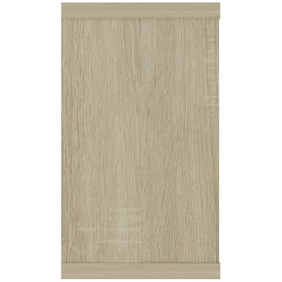 Ράφια Τοίχου VidaXL Κύβοι από Μοριοσανίδα 80x15x26.5cm 2 Τμχ - Μπεζ/Δρυς image 4