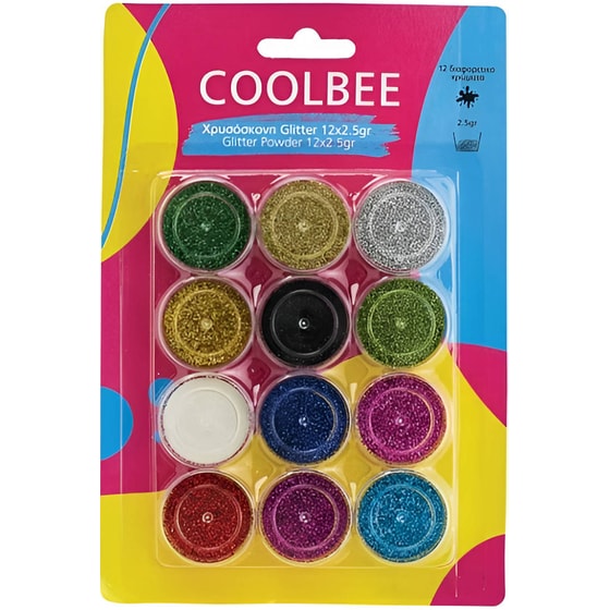 Χρυσόσκονη Glitter Goolbee 2.5g (12 Τεμάχια) image 1