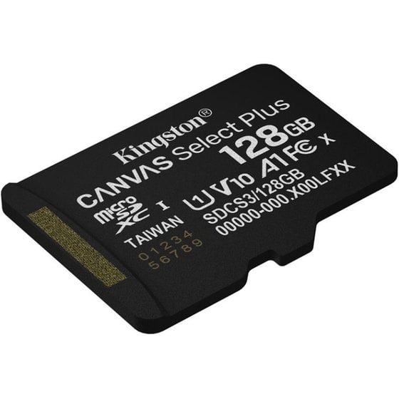 Kingston Canvas Select Plus Gen3 microSDXC 128GB Class 10 U1 V10 UHS-I με αντάπτορα image 3