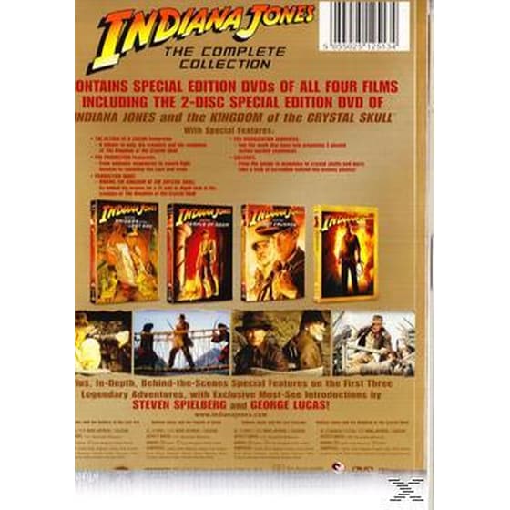 Raiders of the Lost Ark, Indiana Jones and the Temple of Doom, Indiana Jones and the Last Crusade,  Indiana Jones and the Kingdom of the Crystal Skull image 2