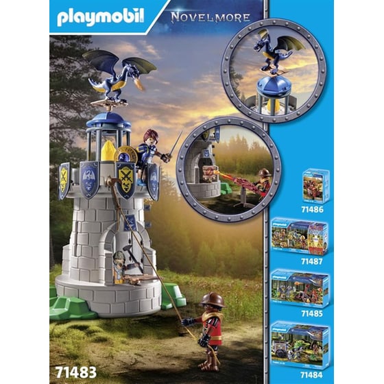 PLAYMOBIL® Novelmore Πύργος Ιπποτών με δράκο και σιδηρουργό (71483) image 7
