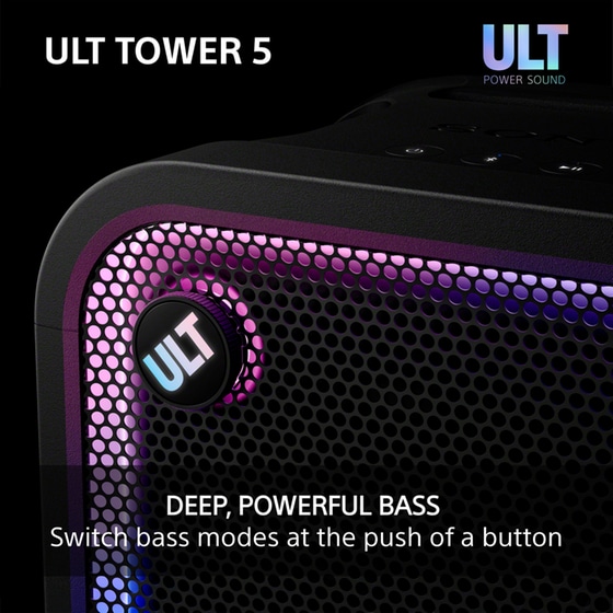 Party Speaker Sony ULT Tower 5 300W - Black image 4