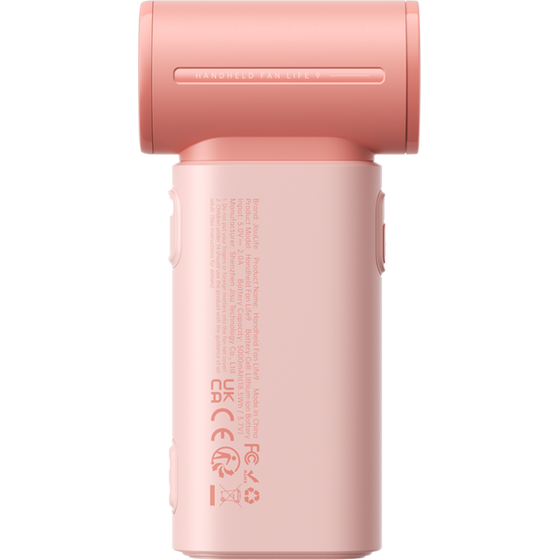 Ανεμιστήρας Χειρός JisuLife Life9 7W - Coral Pink image 3