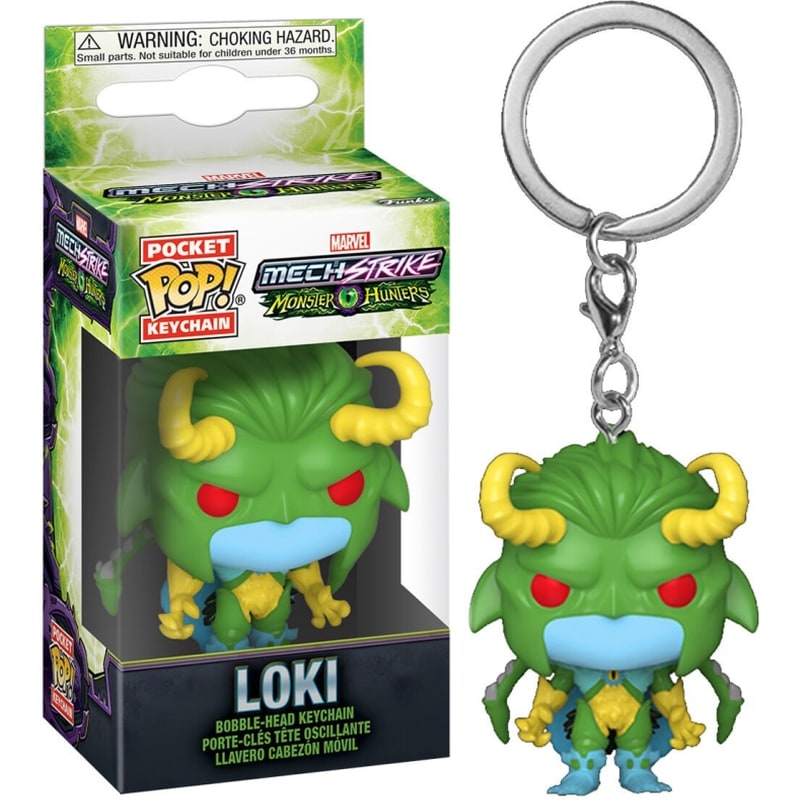 Μπρελόκ Funko Pocket Pop! Keychain Marvel: Monster Hunters - Loki