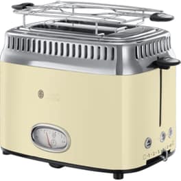 RUSSELL HOBBS 21682-56 RETRO VINTAGE 2 Θέσεων 1200W Μπεζ Φρυγανιέρα