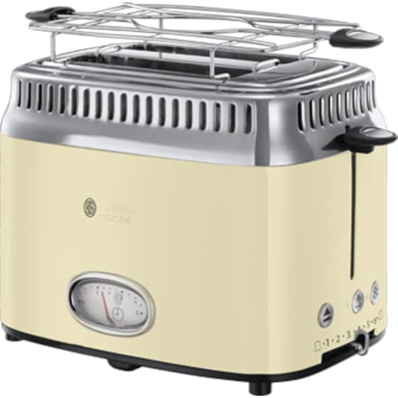 RUSSELL HOBBS 21682-56 RETRO VINTAGE 2 Θέσεων 1200W Μπεζ Φρυγανιέρα image 0