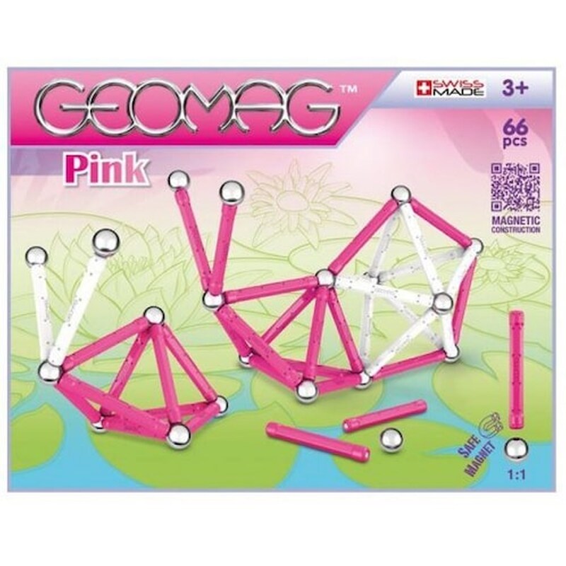 Geomag Σετ Κατασκευής Με Μαγνήτες Kids Color Girl 66 Κομμάτια