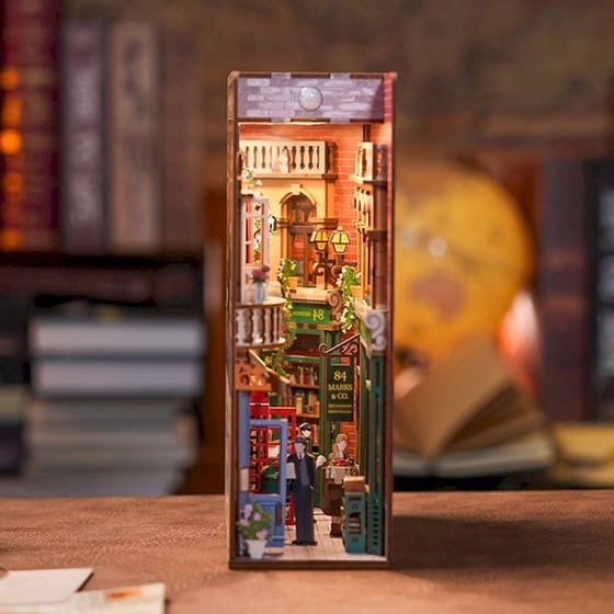 DIY 3D Puzzle Book Nook Kit Βιβλιοστάτης - 84 Charing Cross Road image 7