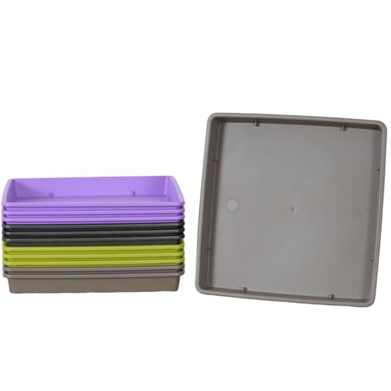 Πιάτο Γλάστρας Viomes Linea 592 16 Πλαστικό 25x25x3cm - Μωβ image 0