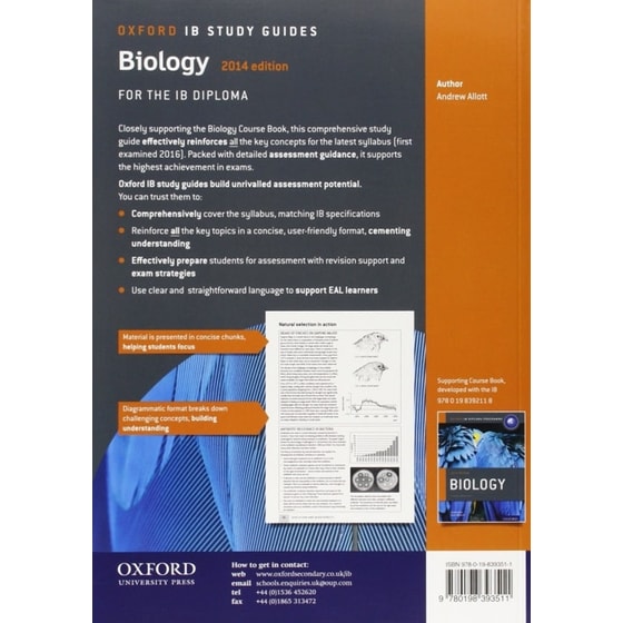 Oxford IB Study Guides- Biology for the IB Diploma 2014 image 1