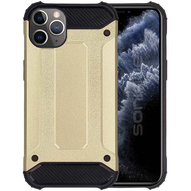 Θήκη Apple iPhone 11 Pro - Sonique Heavy Armor Clear - Χρυσό