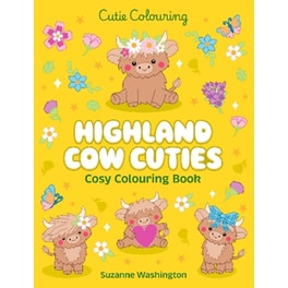 Highland Cow Cuties Colouring Book
